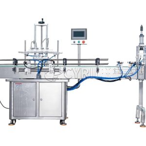 Fully automatic four-head liquid filling machine