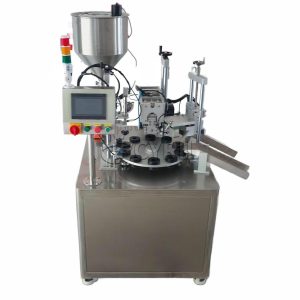 Fully automatic rotary filling and sealing machine