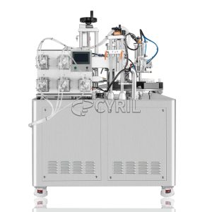 Semi-automatic continuous tube filling and sealing