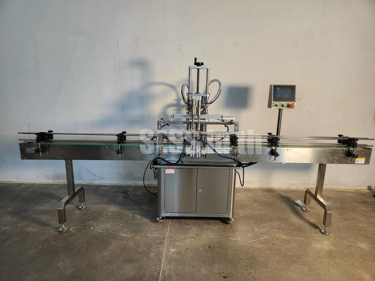 Double-head liquid filling machine + extended conveyor - Image 2