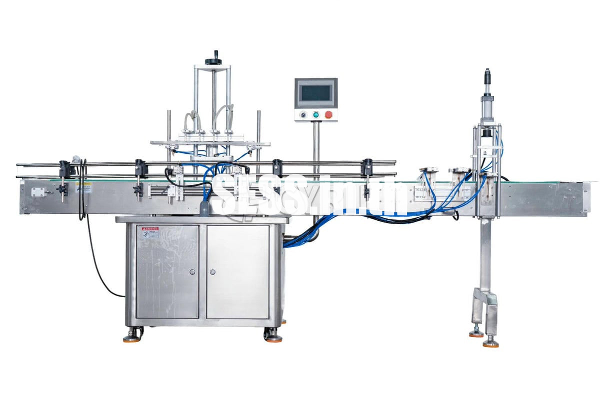 Fully automatic four-head liquid filling machine