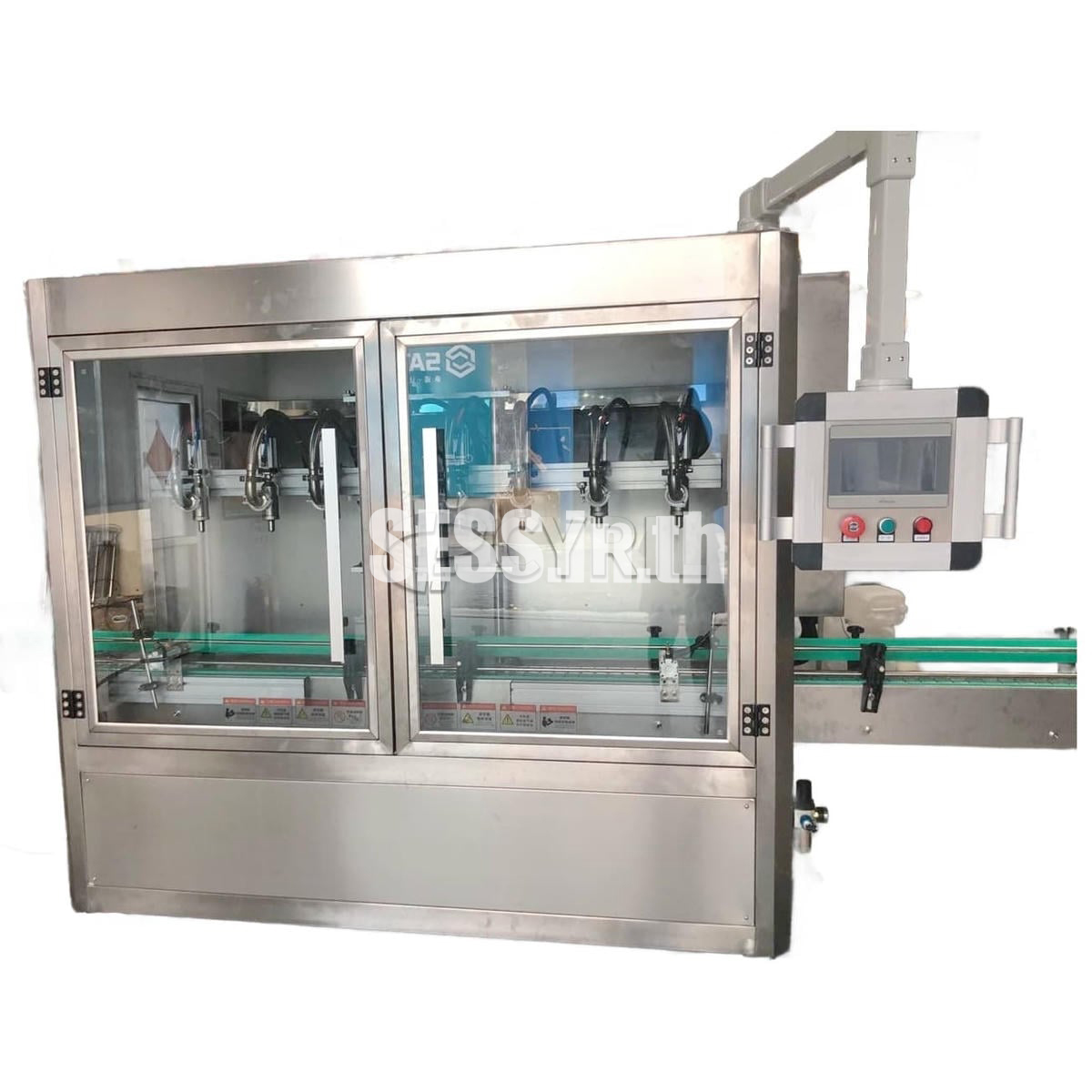 Fully automatic eight-head weighing and filling machine