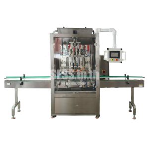 Fully automatic four-head paste filling machine + servo