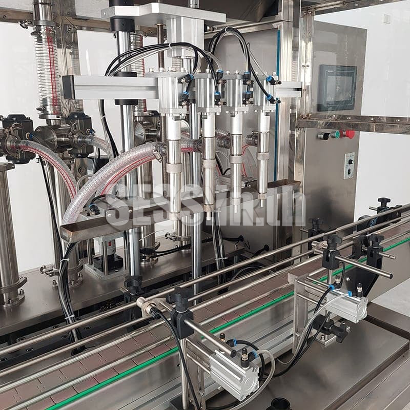 Fully automatic four-head paste filling machine + servo - Image 2