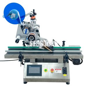 Desktop flat labeling machine
