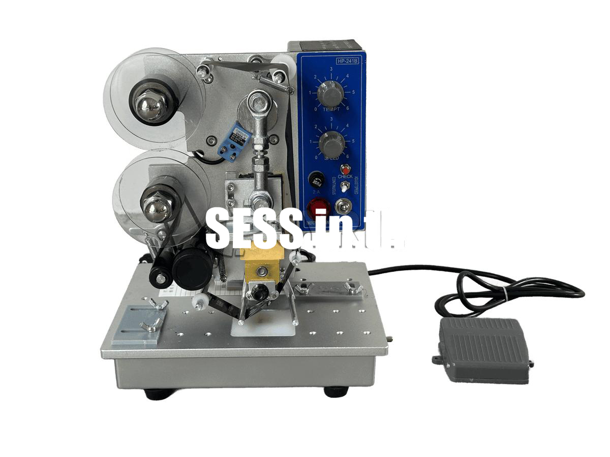 Ribbon coding machine