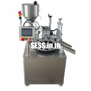 Fully automatic rotary filling and sealing machine