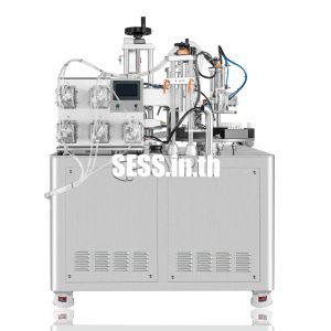 Semi-automatic continuous tube filling and sealing